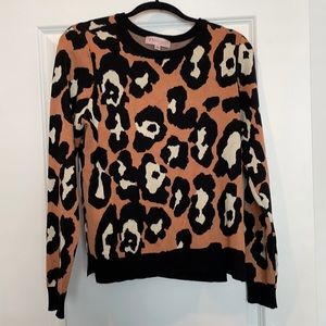 Philosophy cheetah print sweater